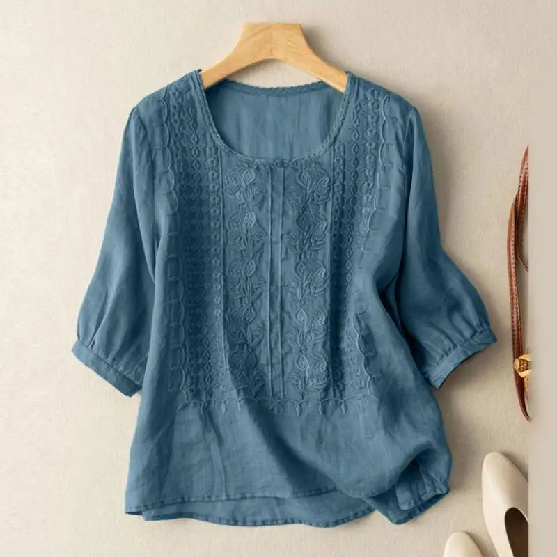 Sonia – Stilvolle Damenbluse mit Spitzen