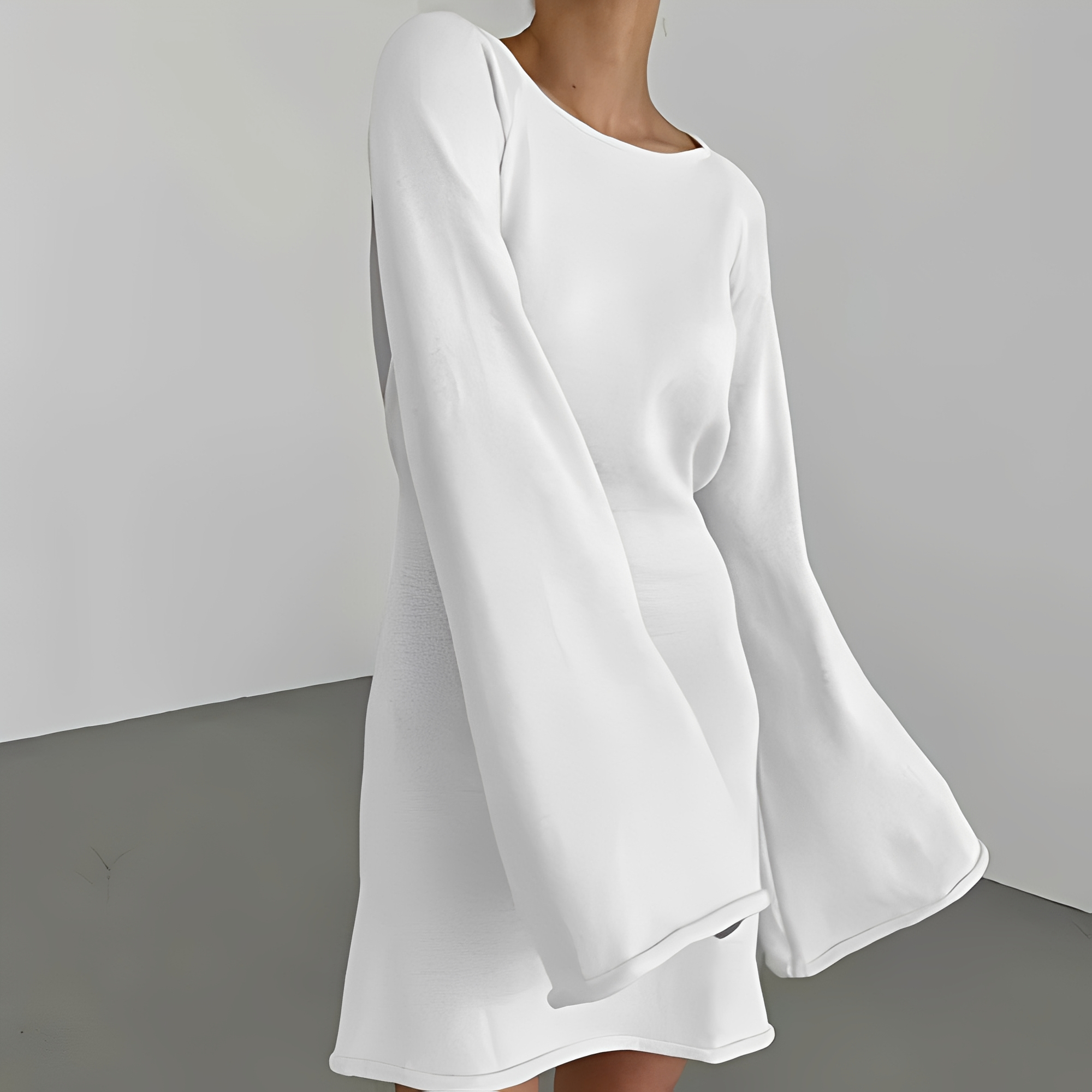 Aryana - Elegantes Sommerkleid mit langen Ärmeln für Damen