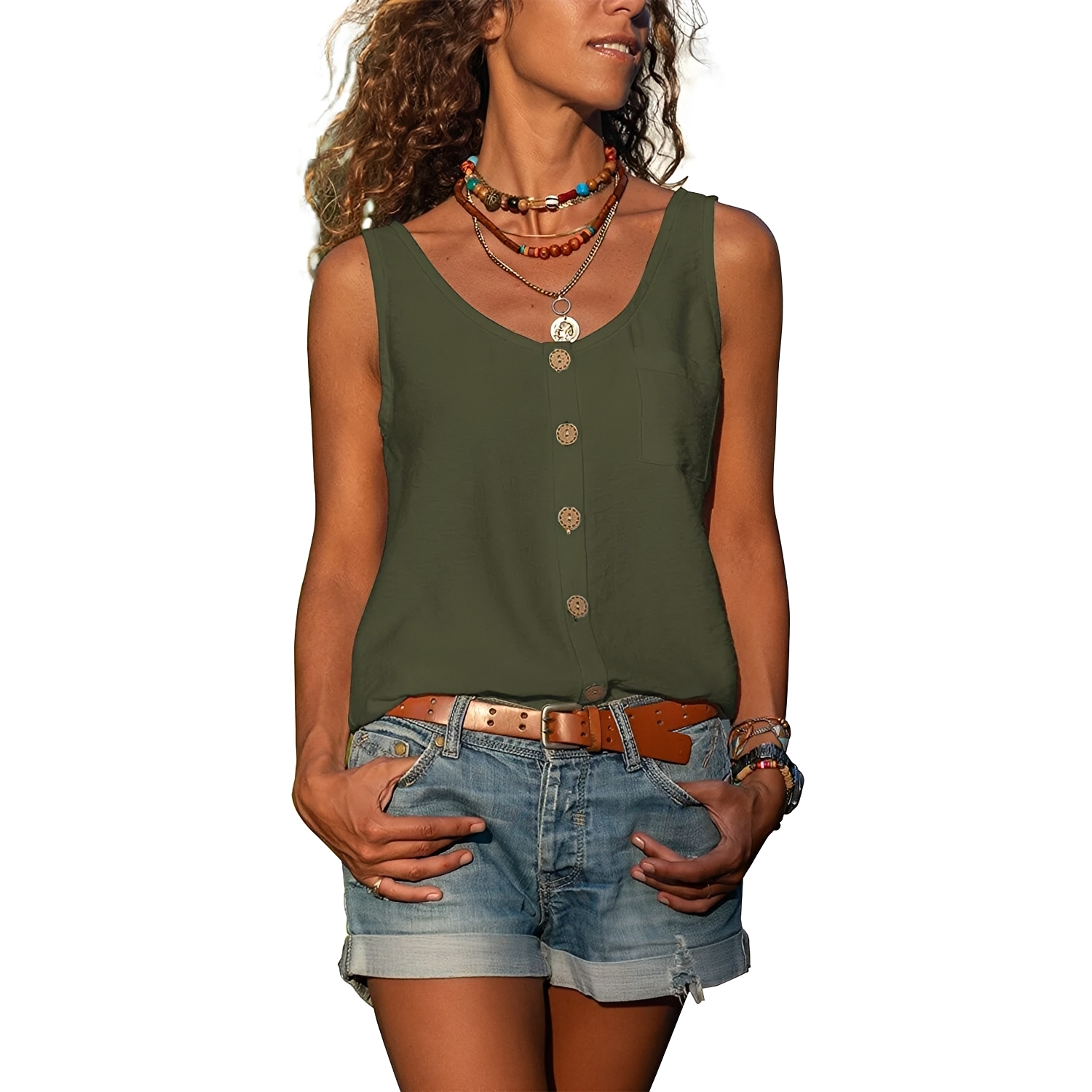 Naressa - Elegantes Sommer-Tanktop für Damen