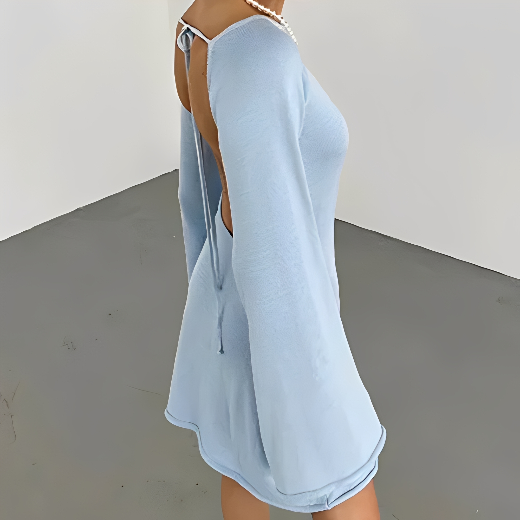Aryana - Elegantes Sommerkleid mit langen Ärmeln für Damen