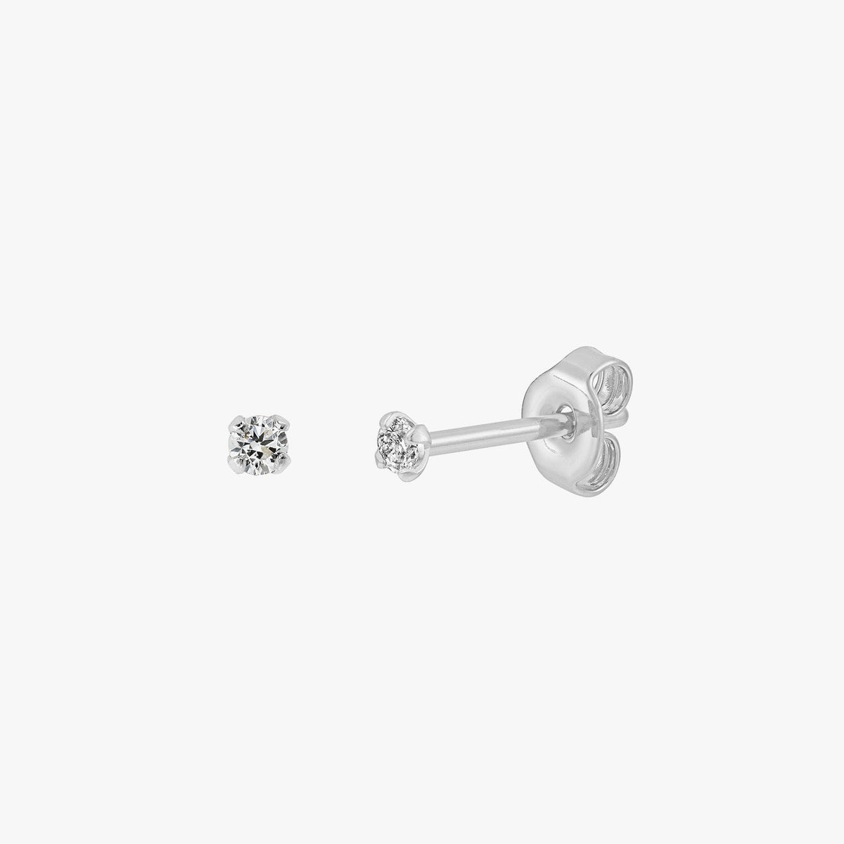 Sloane - Mini-Ohrringe mit 2mm Glanz