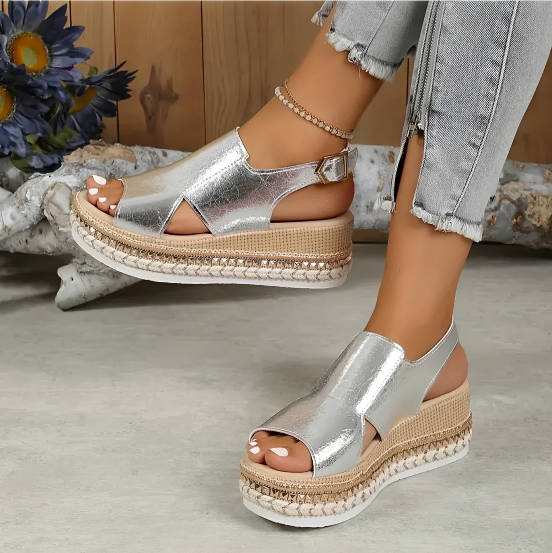 Yeshaine - Trendige Damensandalen