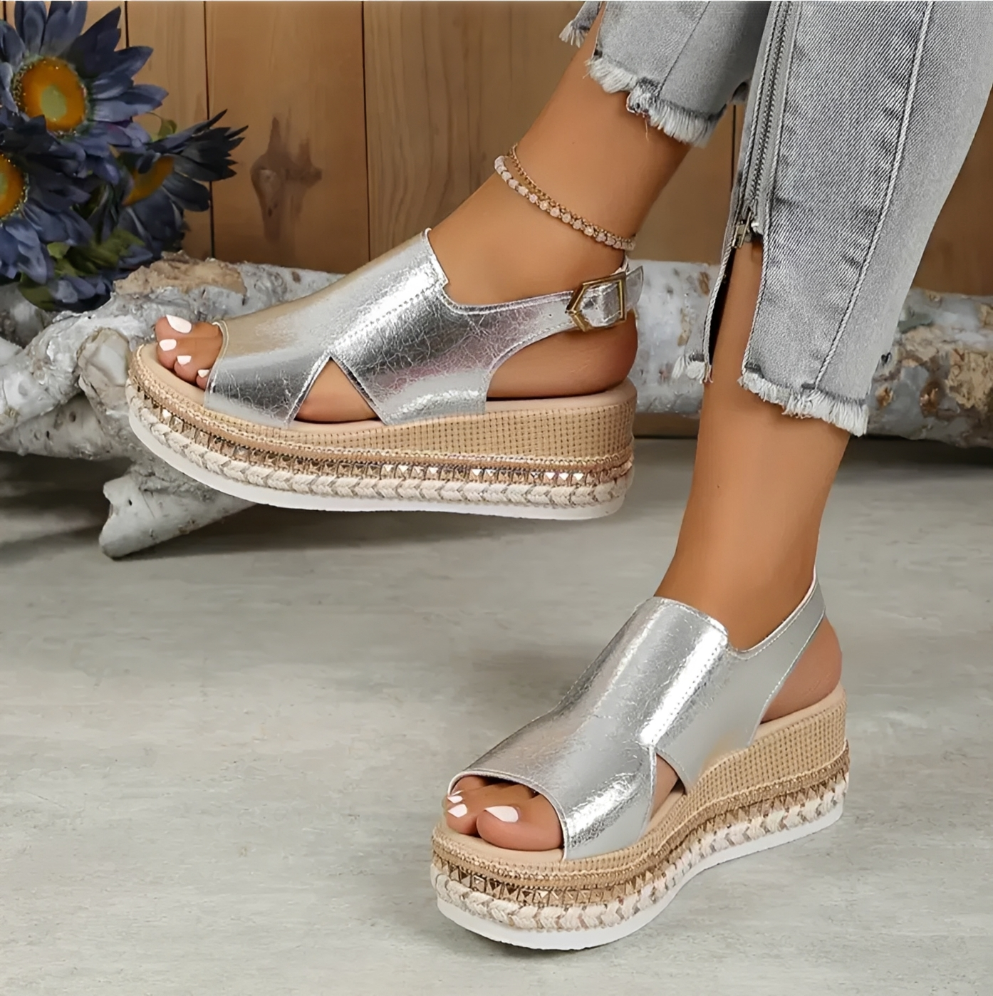 Yeshaine - Trendige Damensandalen