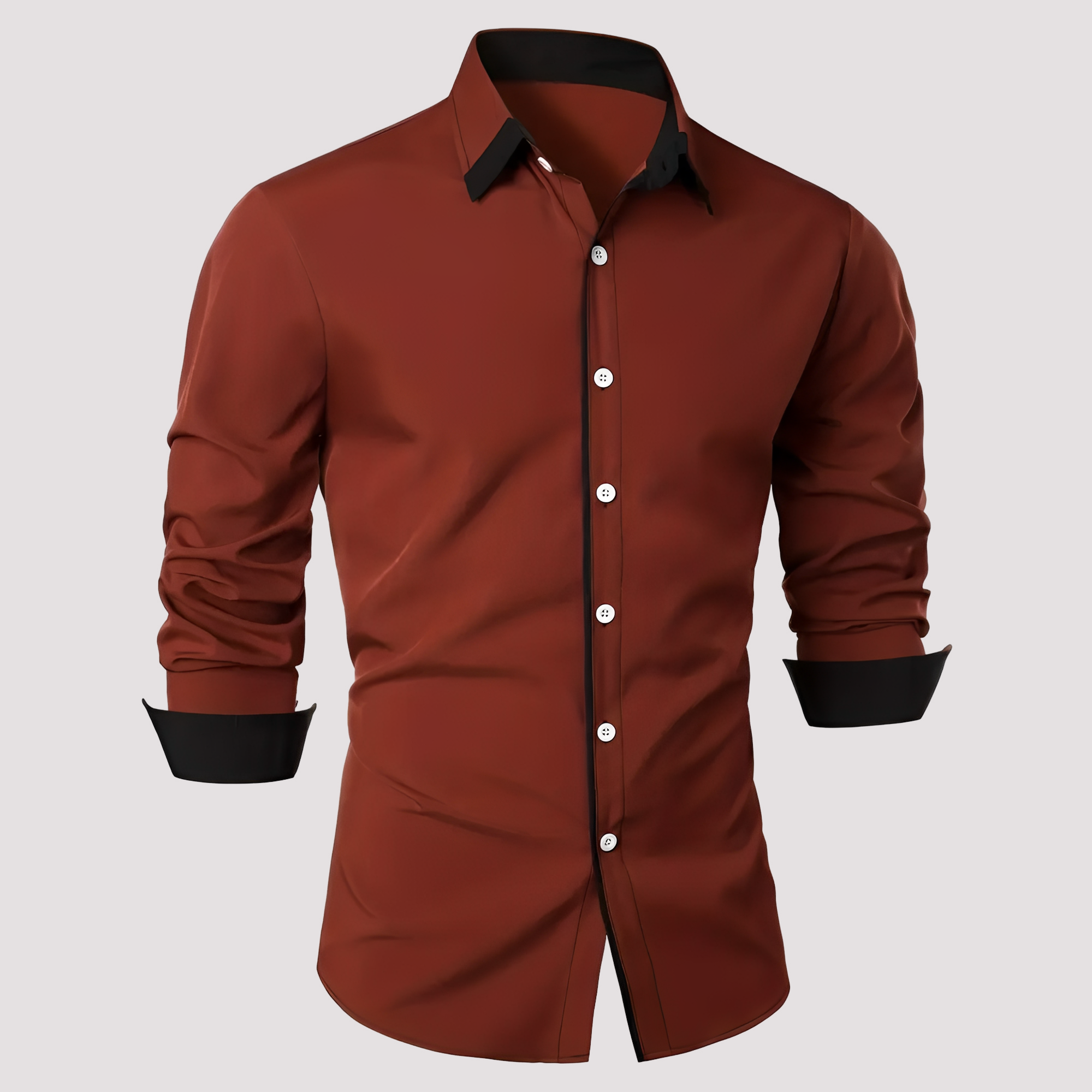 Samuel - Elegantes Langarm-Overshirt für Herren