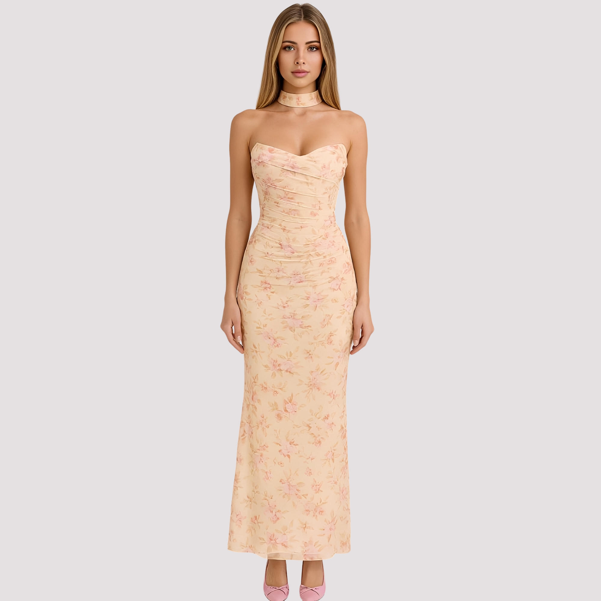 Antonia - Schickes Choker-Schmalfit-Kleid