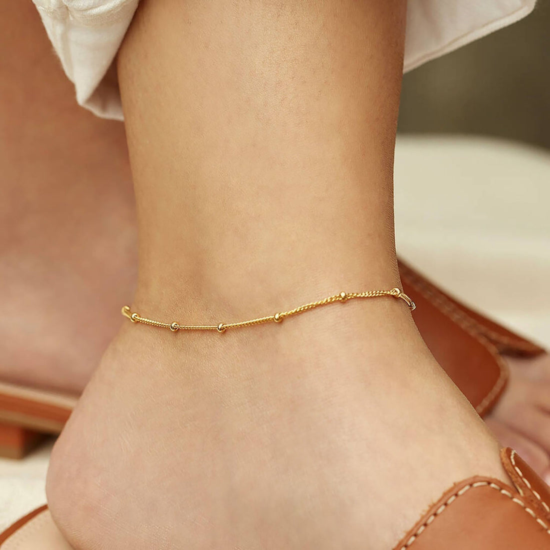 Maricel – Fußkette in Gold