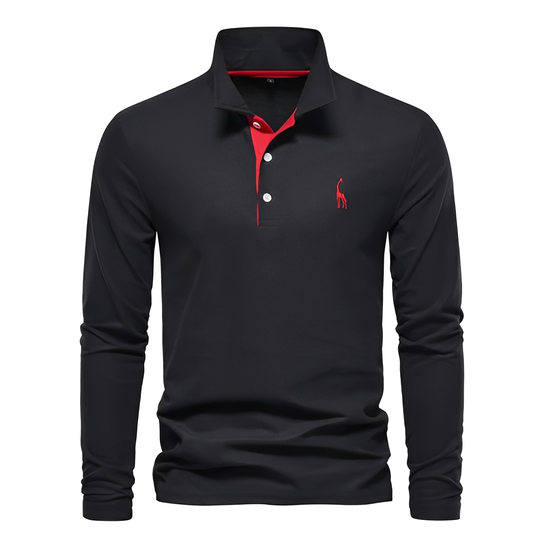 Antoine - Herren-Poloshirt mit langen Ärmeln für den Alltag