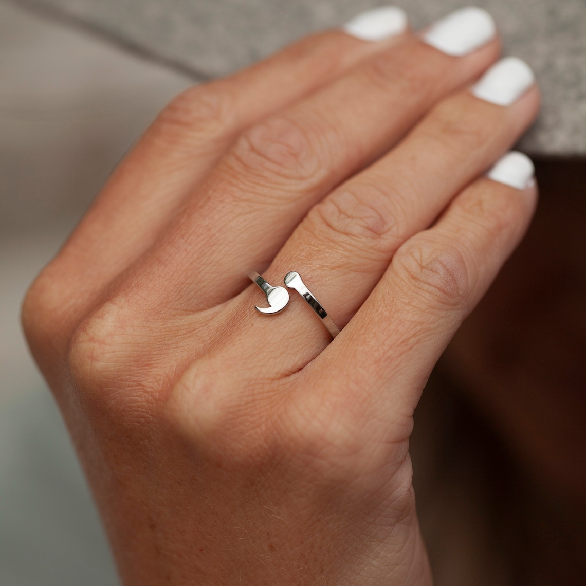 Stilvoller Semikolonring - Kraft-Ring