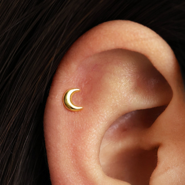Mond-Ohrringe - Kleine Mond-Ohrringe