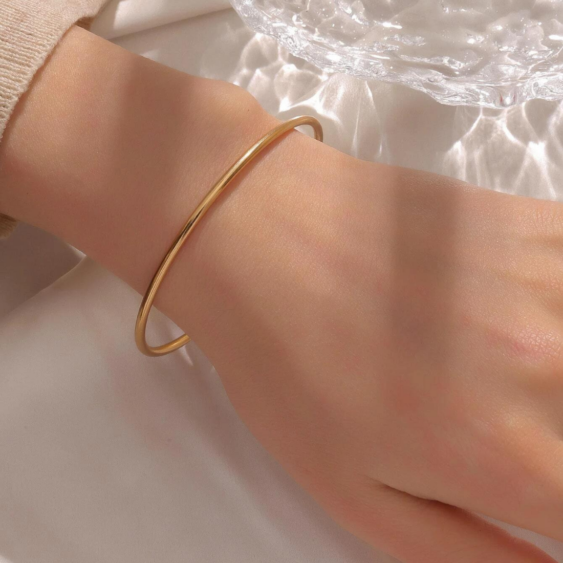 Klassisches Armband - Gleitschmuck in Gold