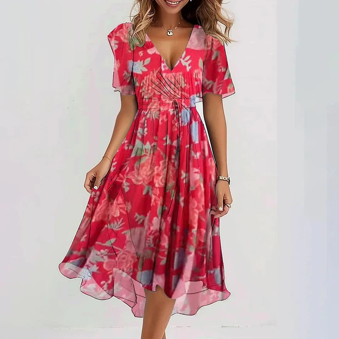 Connie – Stilvolles Damen Wickelkleid