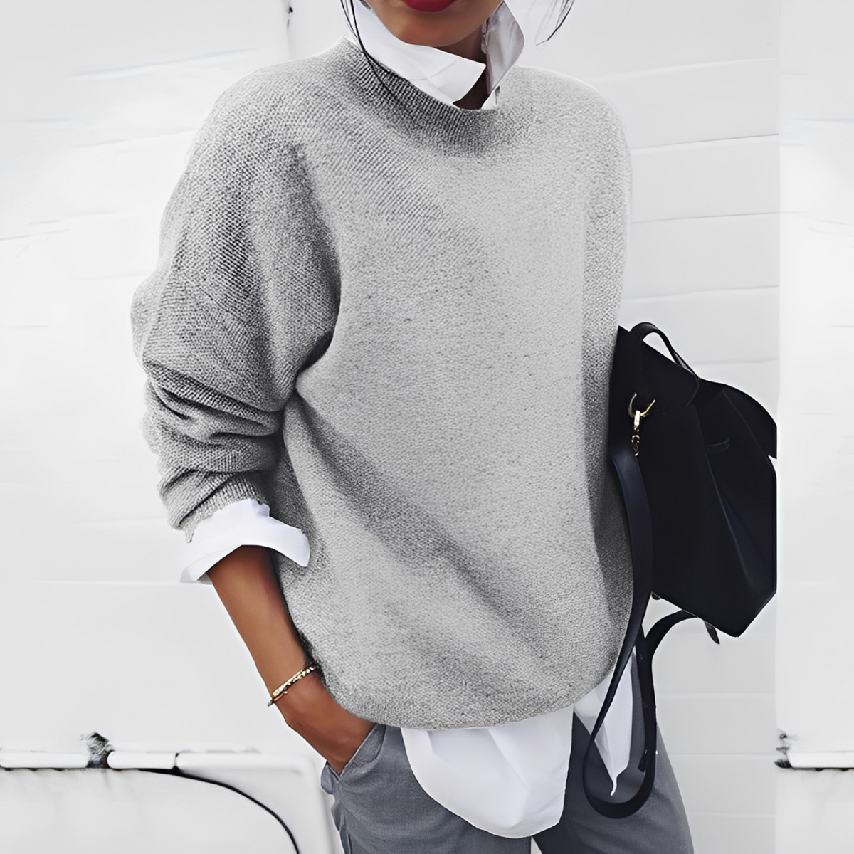 Gabriella - Damenpullover mit entspanntem Sitz