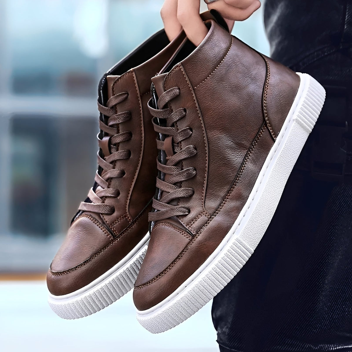 Albert - Elegante Herren-High-Top-Sneaker