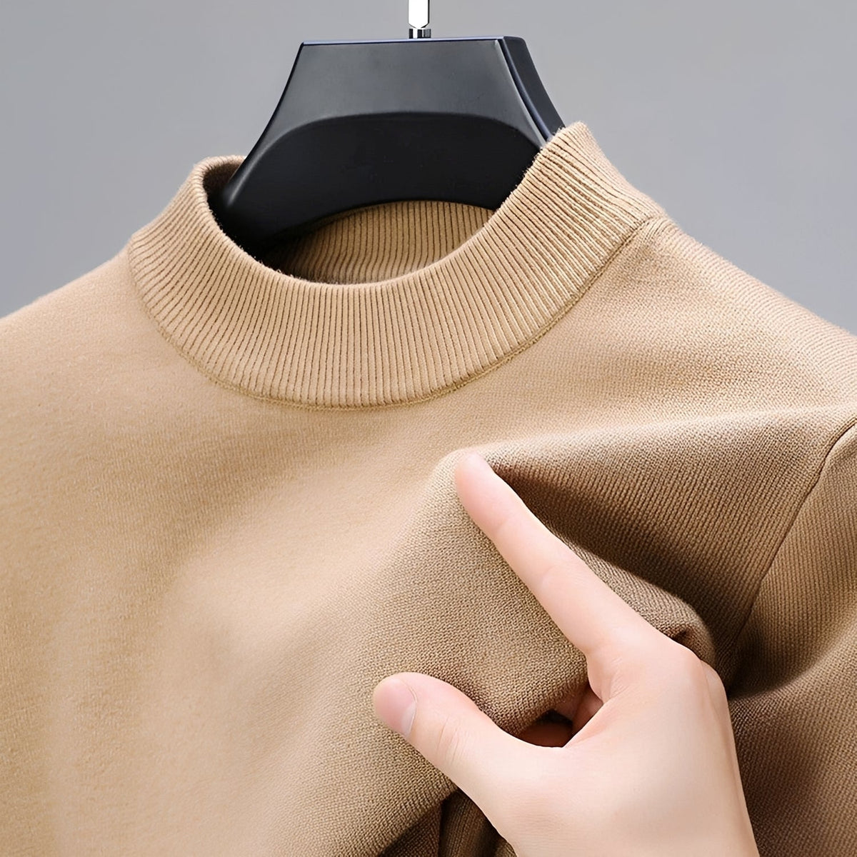 Giorgio - Komfortabler Herrenpullover mit Bund