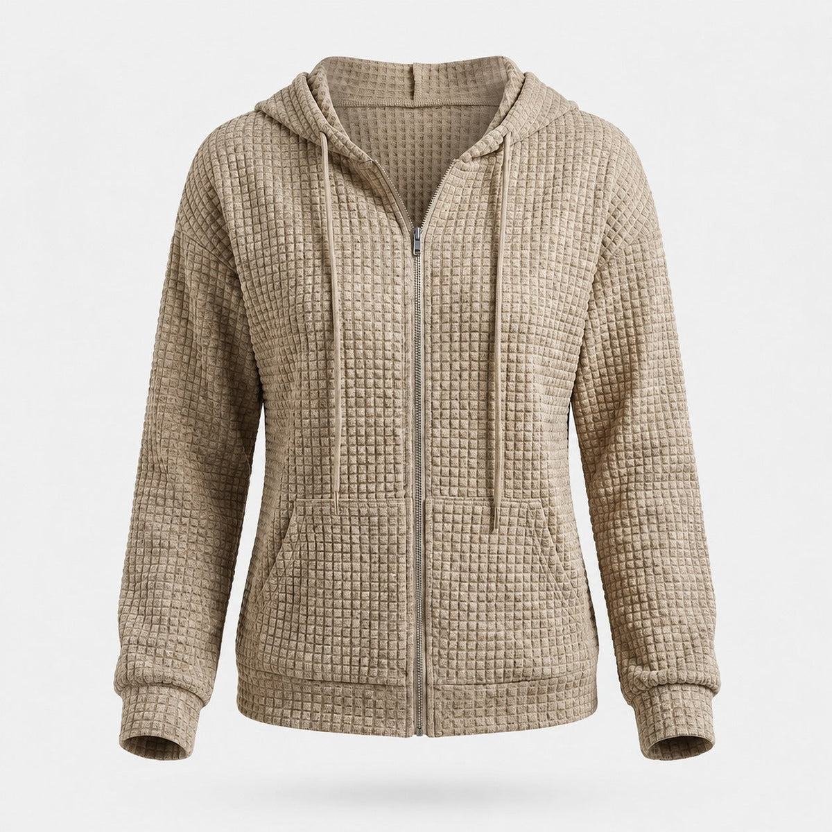 Kristel - Sweatjacke mit Wabenmuster