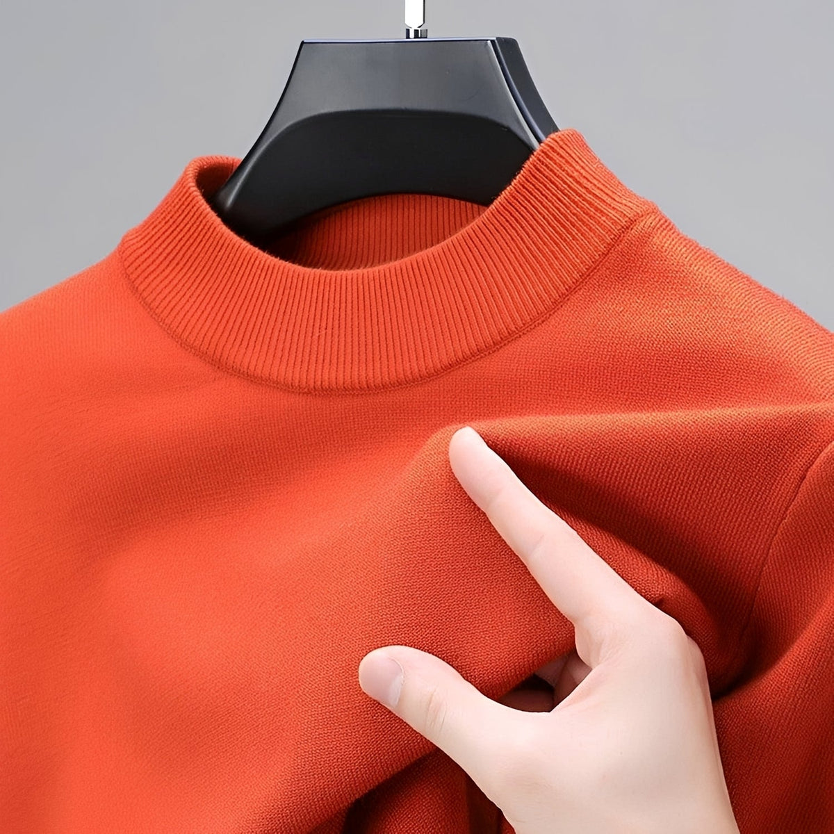 Giorgio - Komfortabler Herrenpullover mit Bund