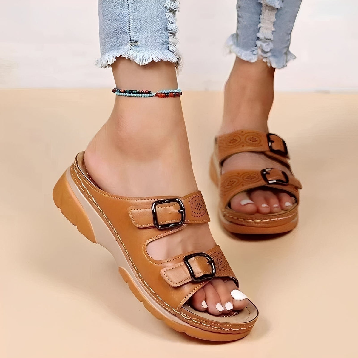 Comfyflex - Sandalen mit zwei Verschlüssen
