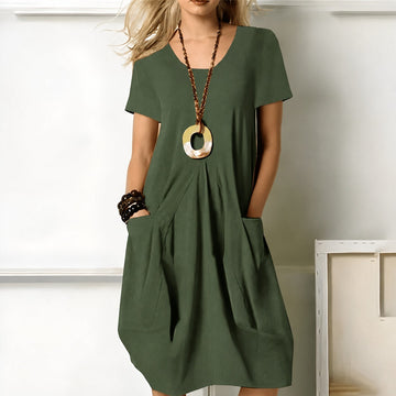 Maryam - Trendiges, lässiges Kleid mit Taschen