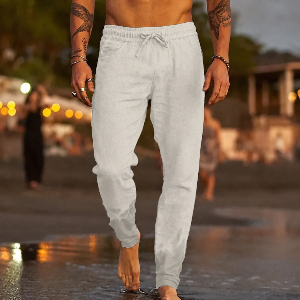 Bequeme und lässige Herrenhose mit gutem Sitz