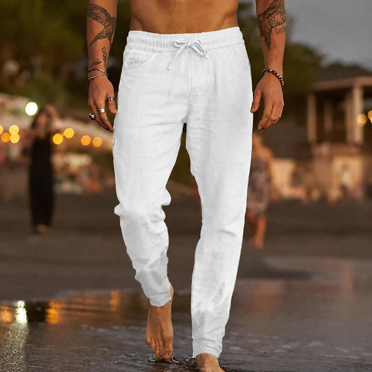 Bequeme und lässige Herrenhose mit gutem Sitz