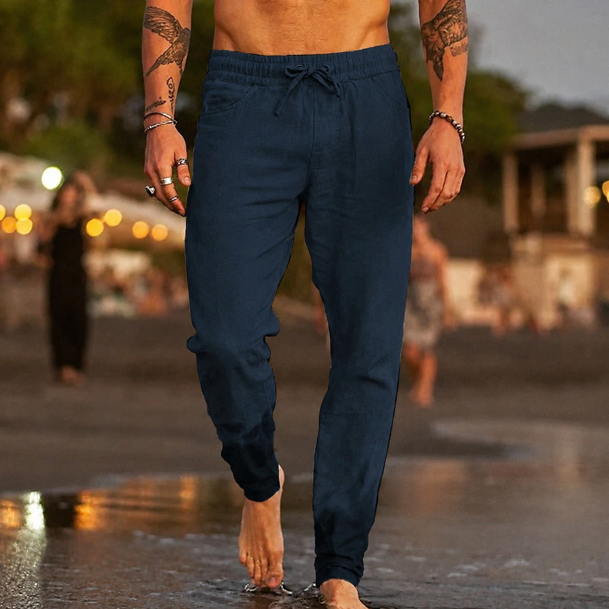 Bequeme und lässige Herrenhose mit gutem Sitz