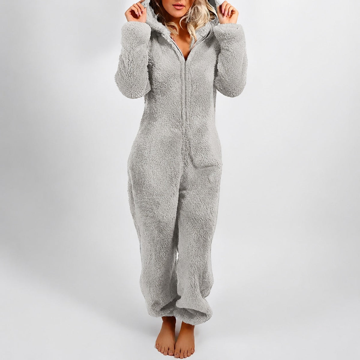 Jasmine - Bequemer Kapuzen-Jumpsuit für Damen