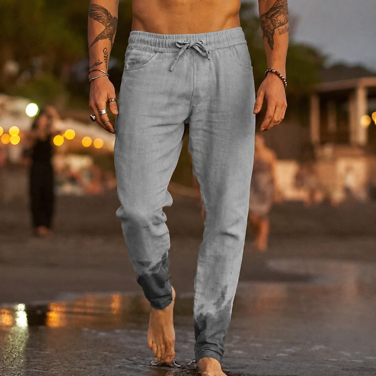 Bequeme und lässige Herrenhose mit gutem Sitz