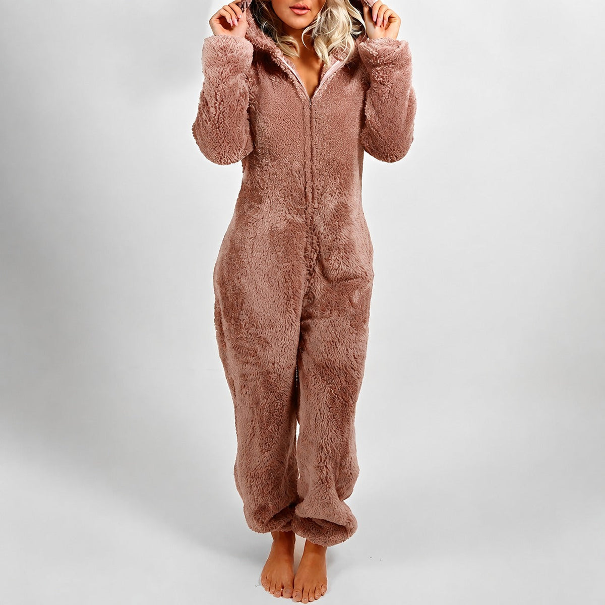 Jasmine - Bequemer Kapuzen-Jumpsuit für Damen