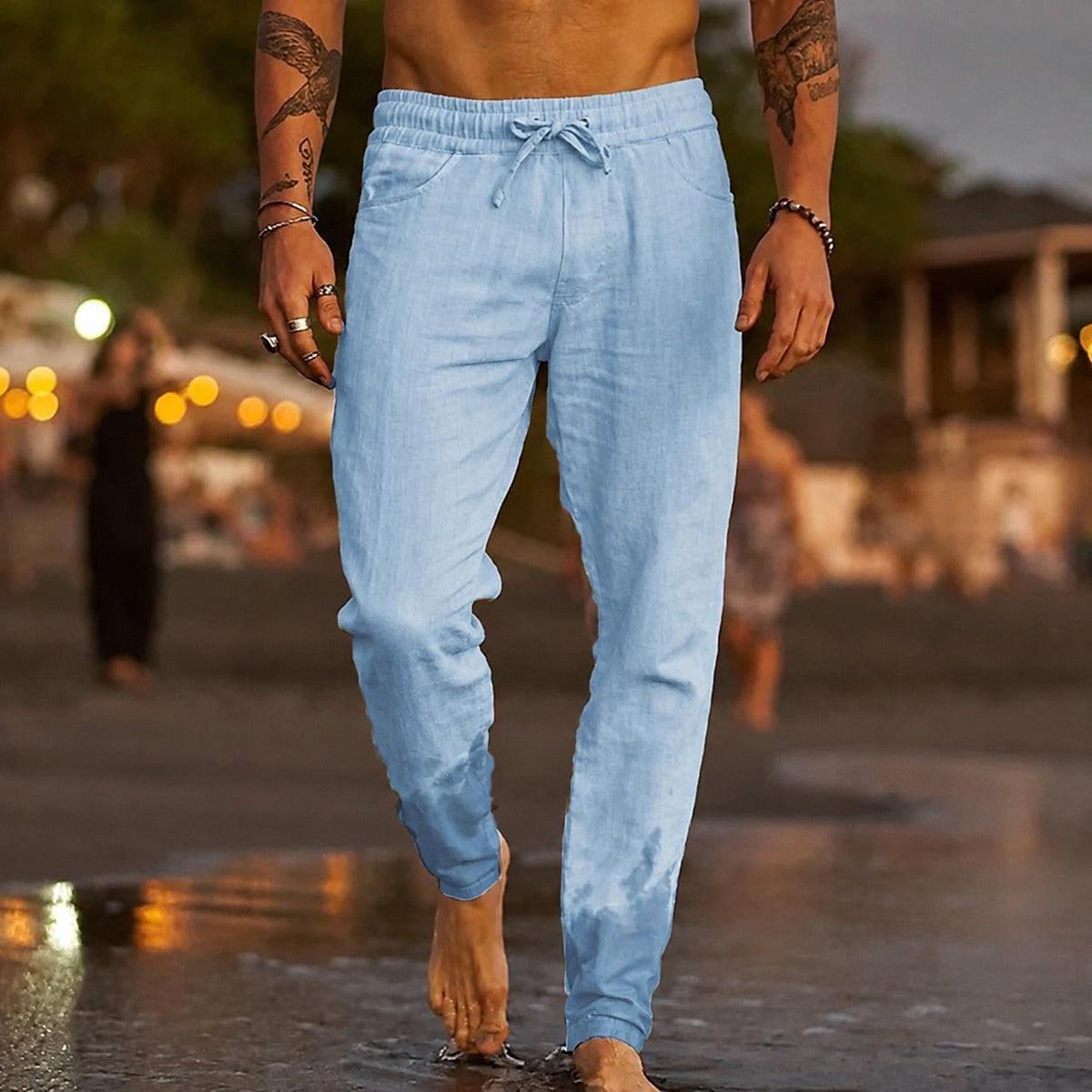 Bequeme und lässige Herrenhose mit gutem Sitz