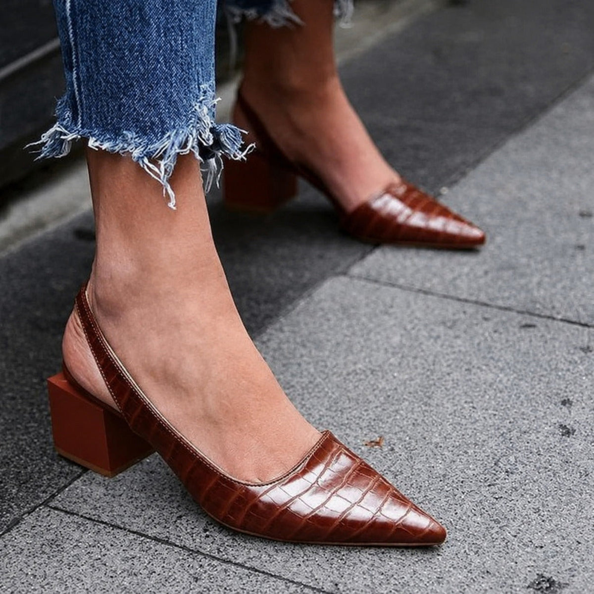 Caroline - Bequeme Slingback-Absätze für Frauen
