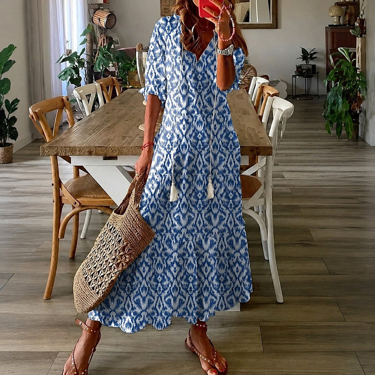 Claidel - Ansprechendes Kleid im Bohème-Stil