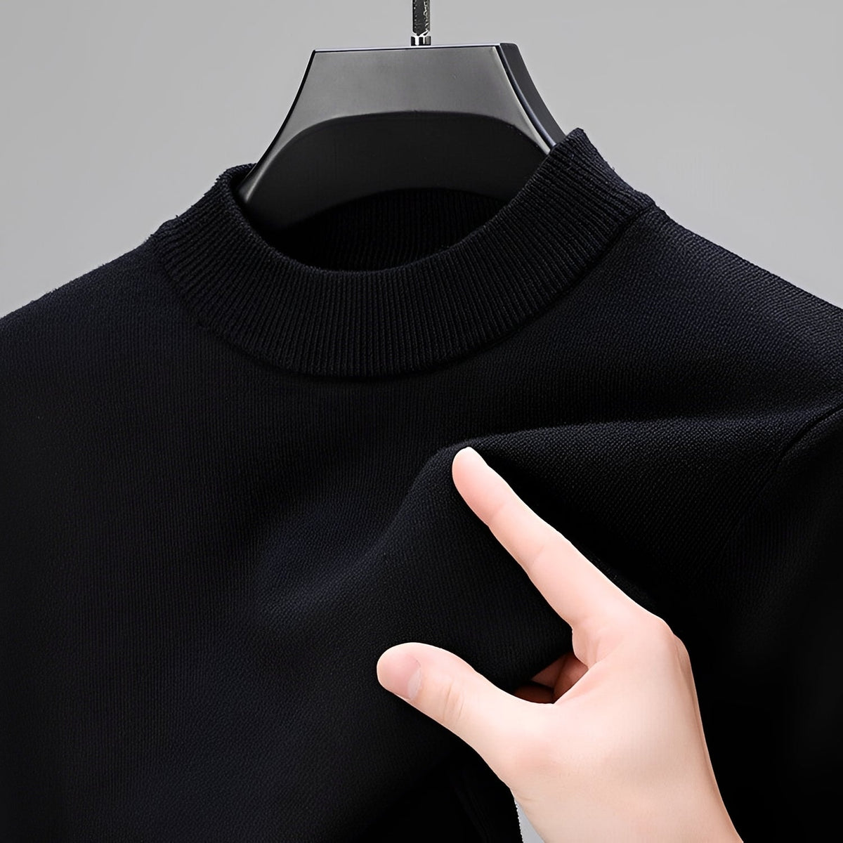 Giorgio - Komfortabler Herrenpullover mit Bund