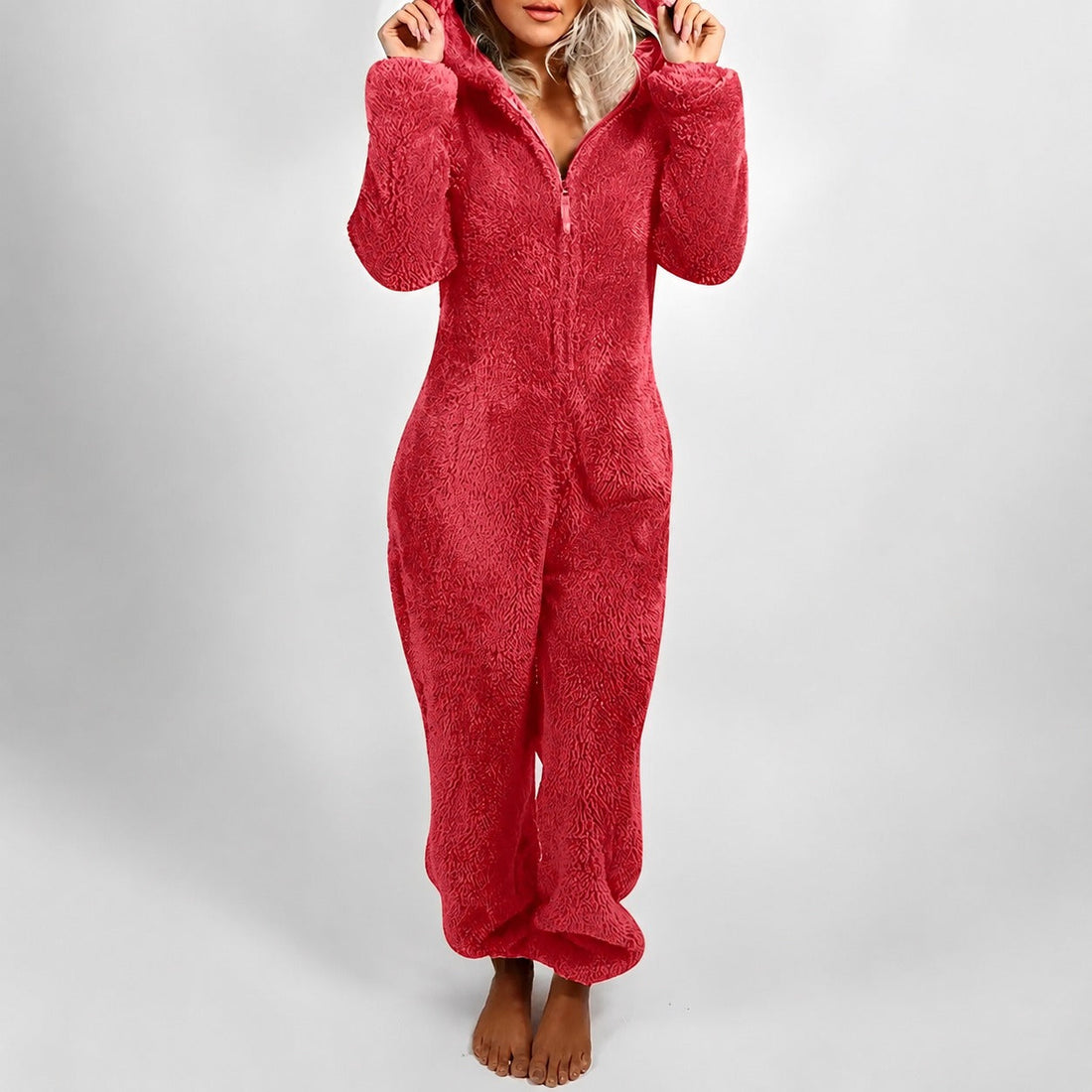 Jasmine - Bequemer Kapuzen-Jumpsuit für Damen