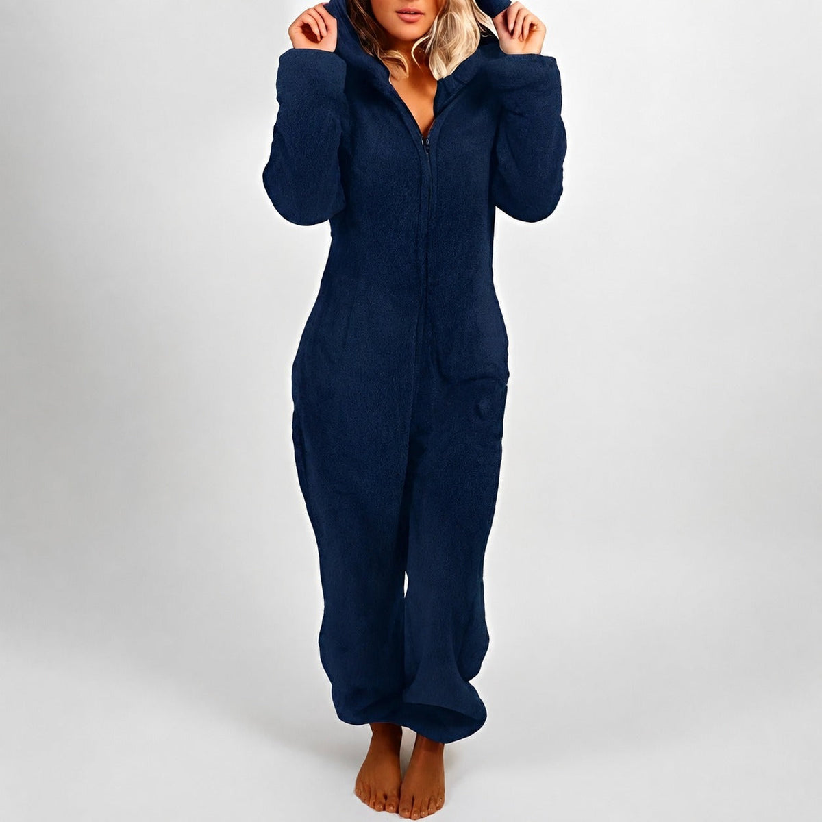 Jasmine - Bequemer Kapuzen-Jumpsuit für Damen