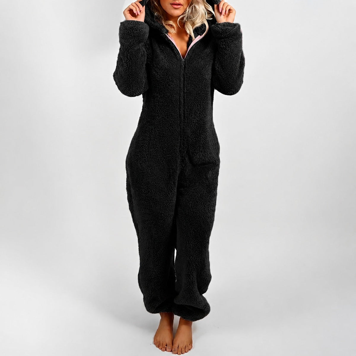 Jasmine - Bequemer Kapuzen-Jumpsuit für Damen