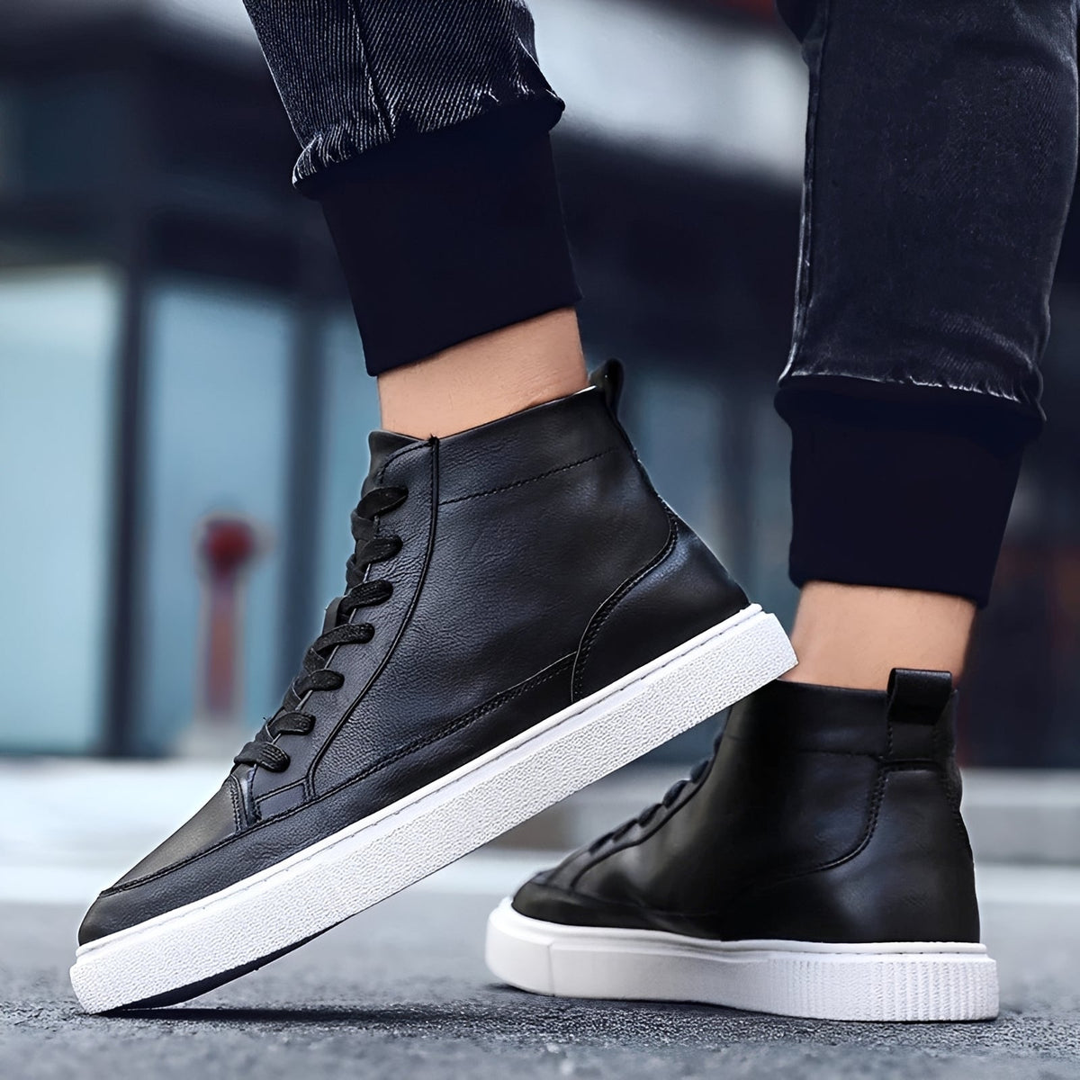 Albert - Elegante Herren-High-Top-Sneaker
