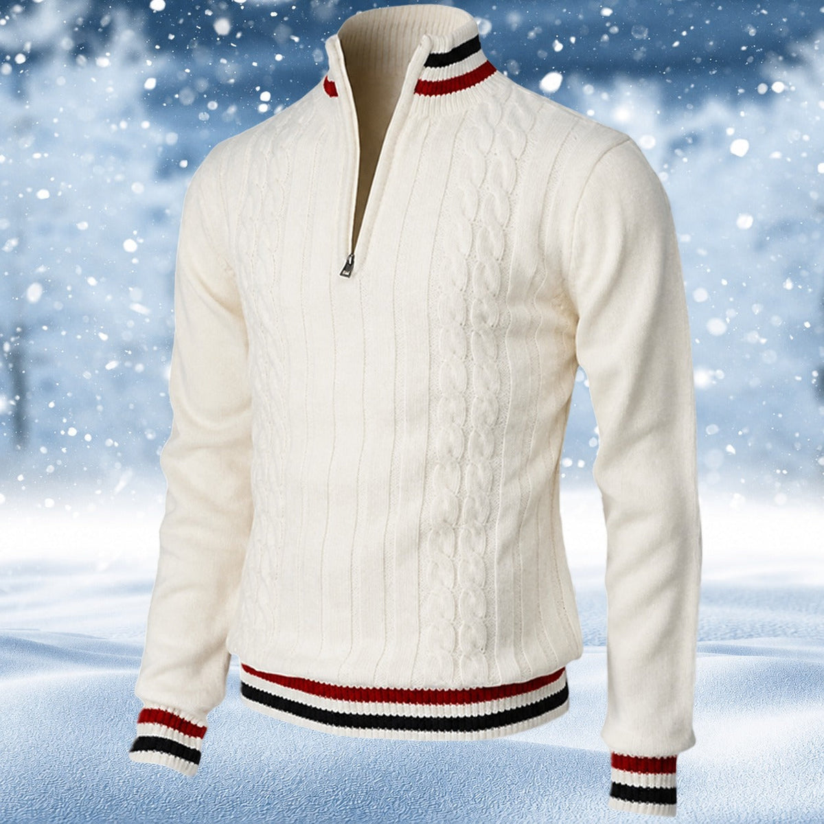 Ralph - Stilvoller Herrenpullover mit Zipper