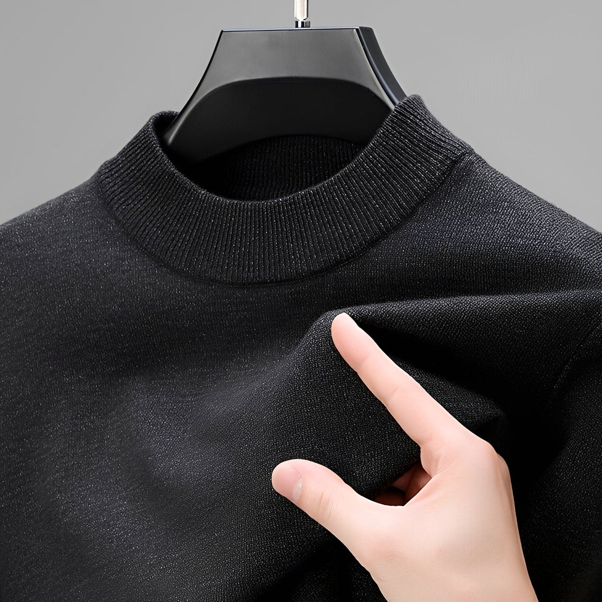 Giorgio - Komfortabler Herrenpullover mit Bund
