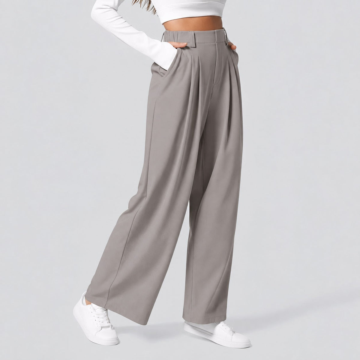 Montana - Elastische Damenhose mit geradem Schnitt