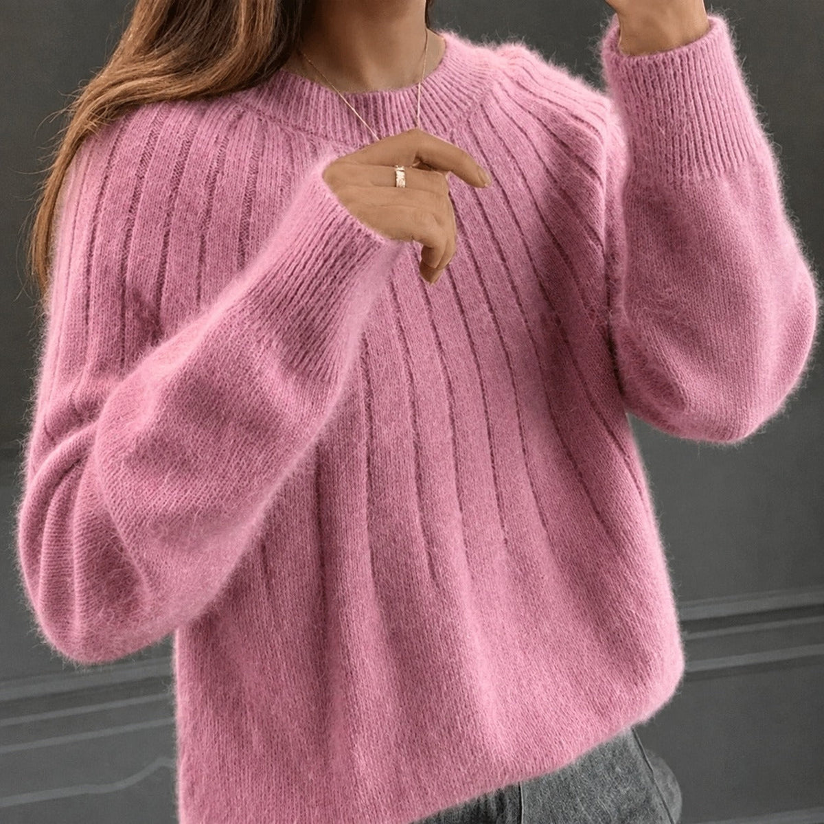 Taimi - Ein natürlicher und eleganter Damenpullover