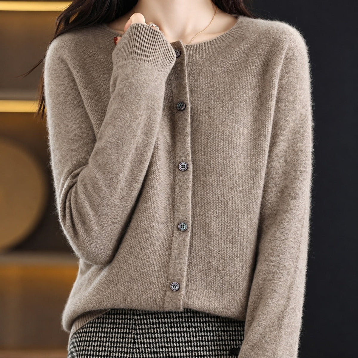 Ina - Stilvoller Damenpullover mit Rundhals
