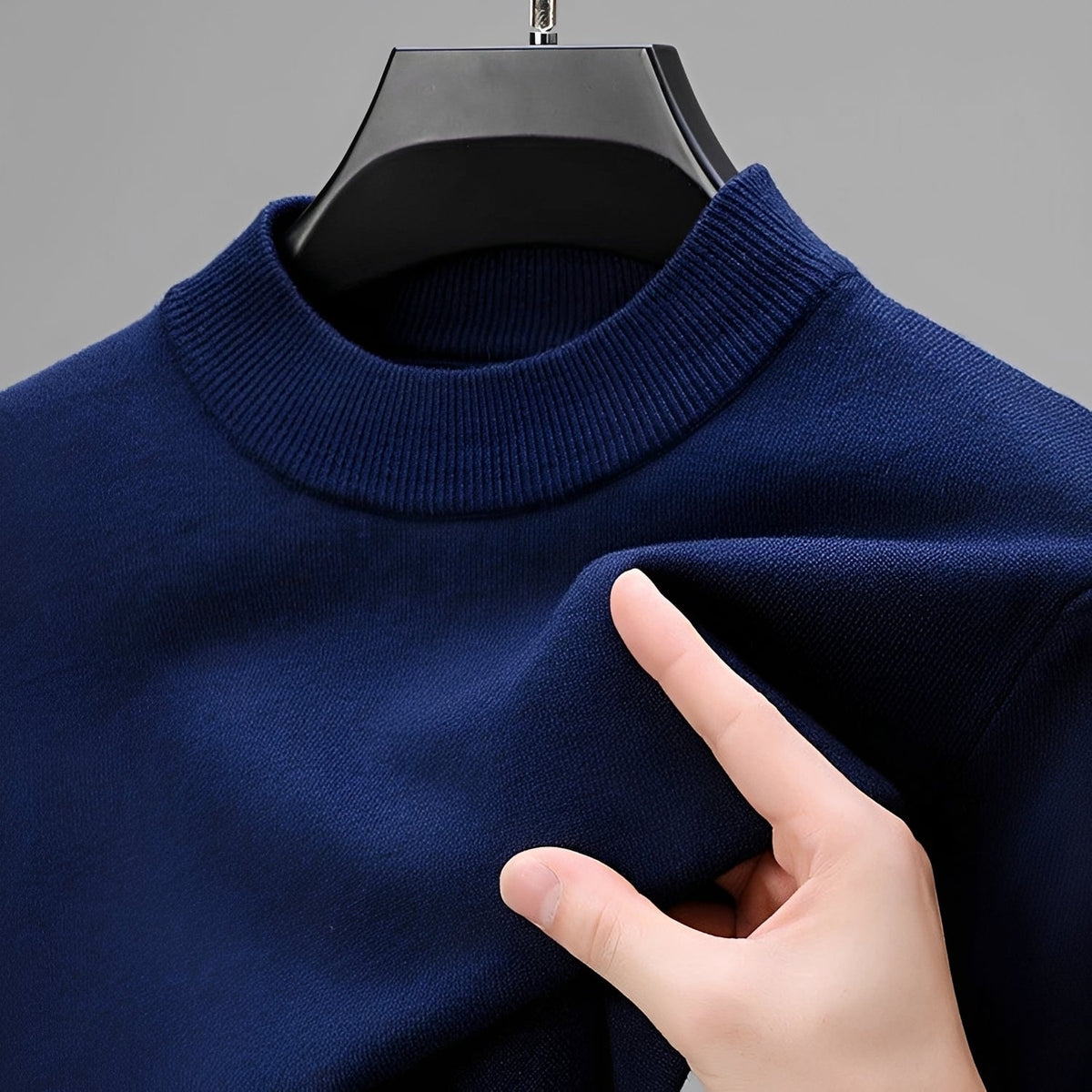 Giorgio - Komfortabler Herrenpullover mit Bund