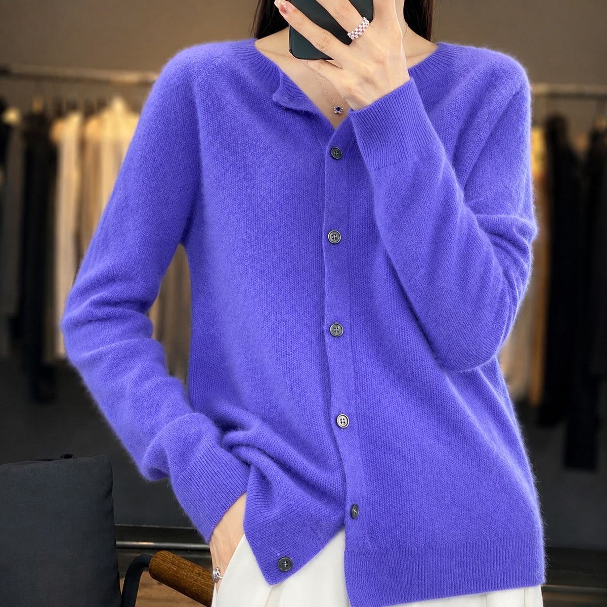 Ina - Stilvoller Damenpullover mit Rundhals