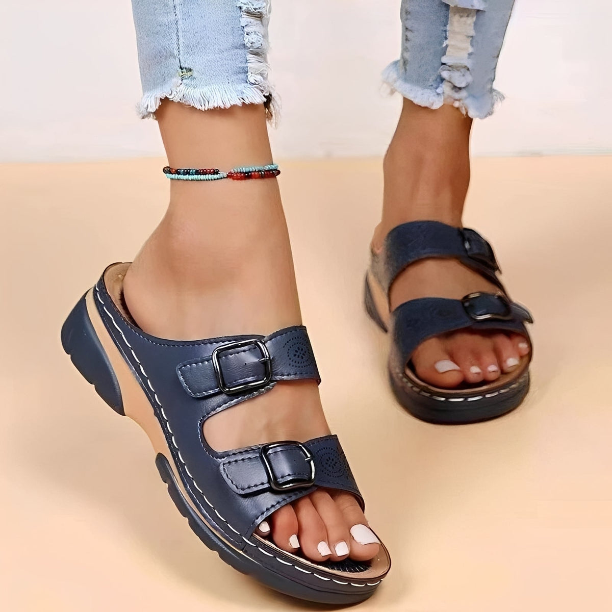 Comfyflex - Sandalen mit zwei Verschlüssen