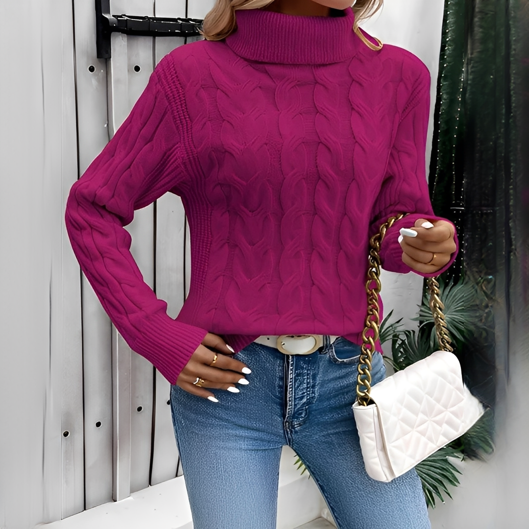 Amélie - Wärmender und modischer Rollkragenpullover
