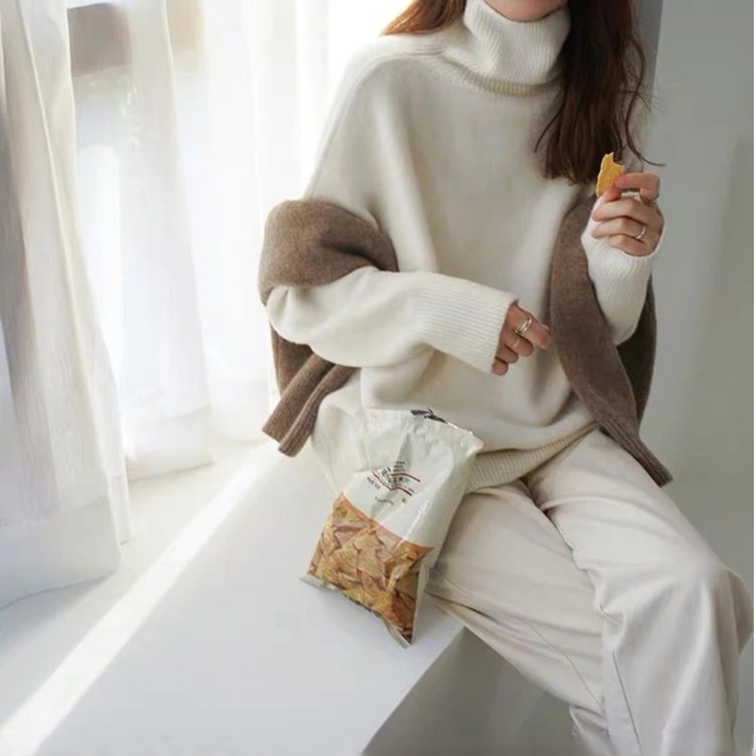 Yvonie - Weicher und kuscheliger Rollkragenpullover
