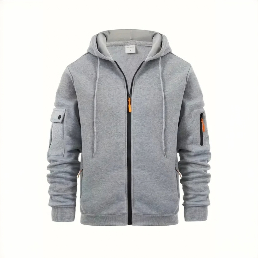 Rendon - Kapuzen-Sweatshirt mit Reißverschluss