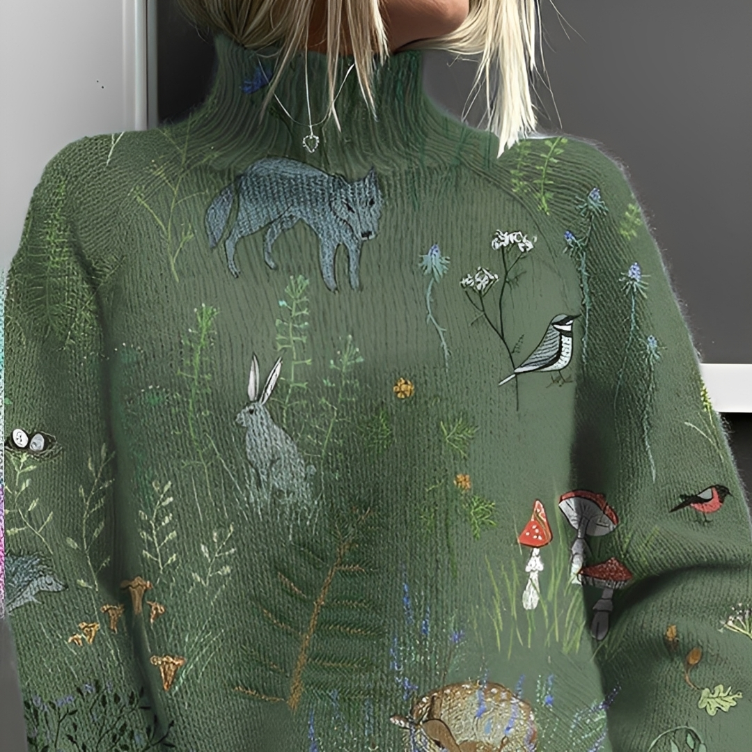 Amy - Eleganter Rollkragenpullover