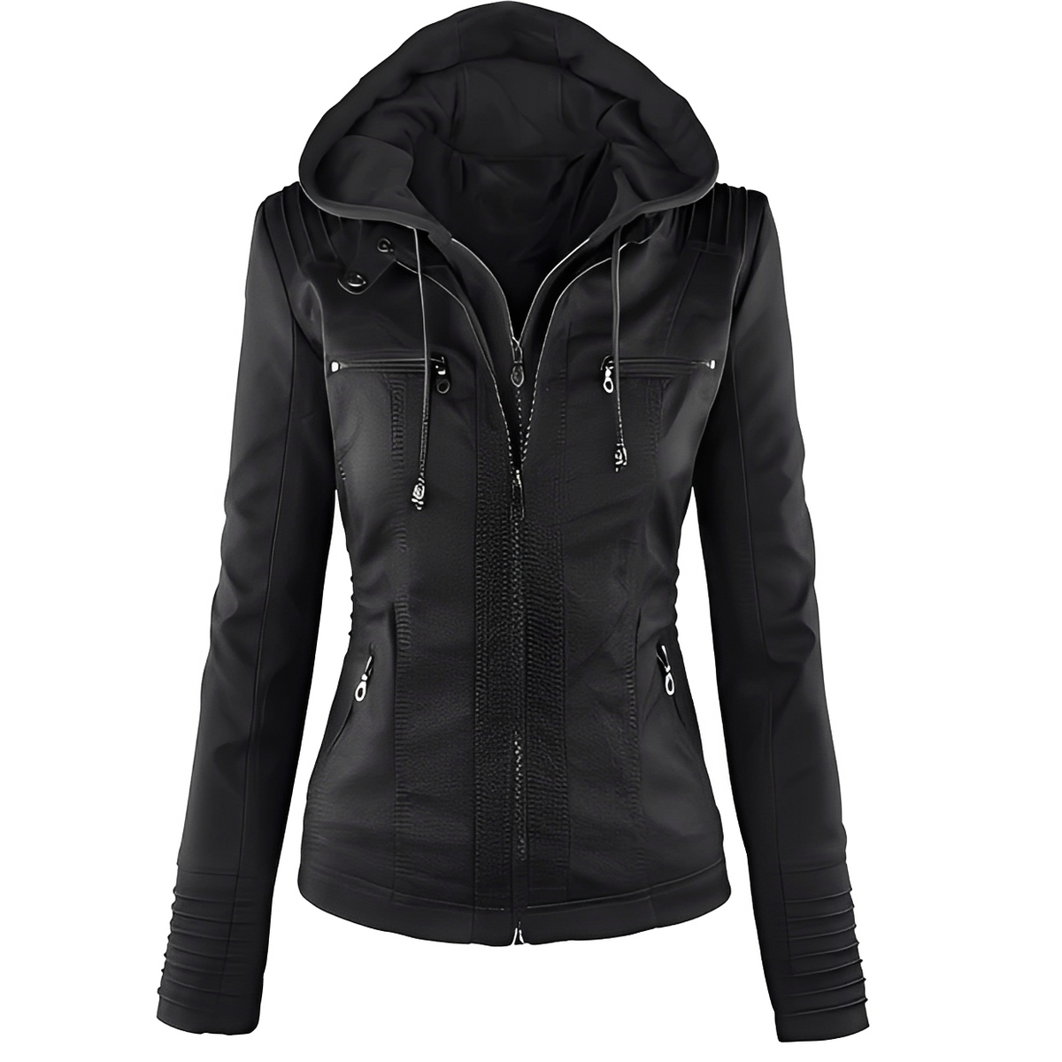 Janine - Elegante und kuschelige Kapuzenjacke