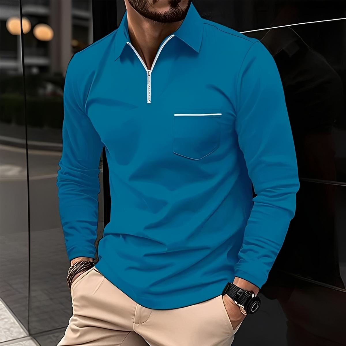 Romeo - Zeitloses und komfortables Langarmshirt